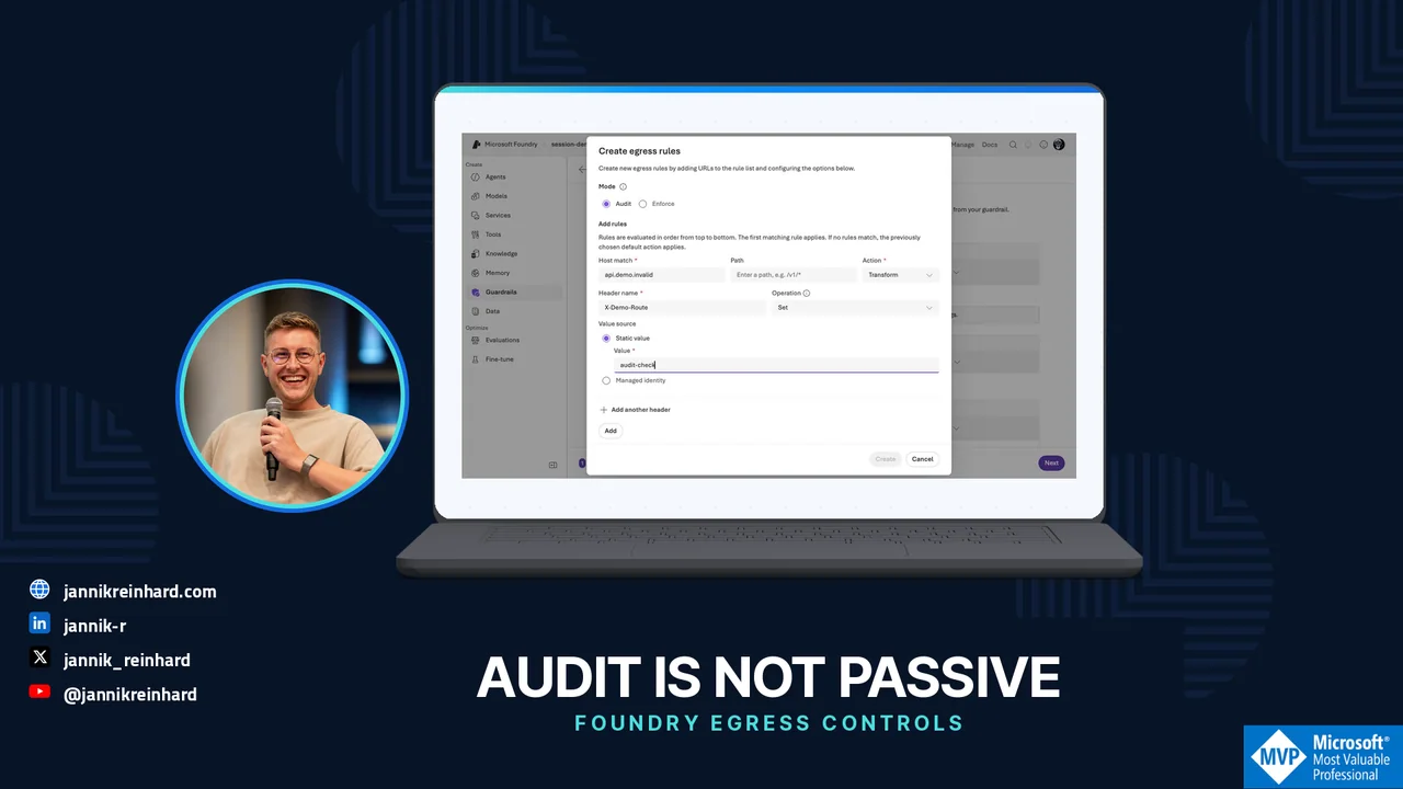 Foundry Egress Audit: Why Observe-Only Can Change Requests